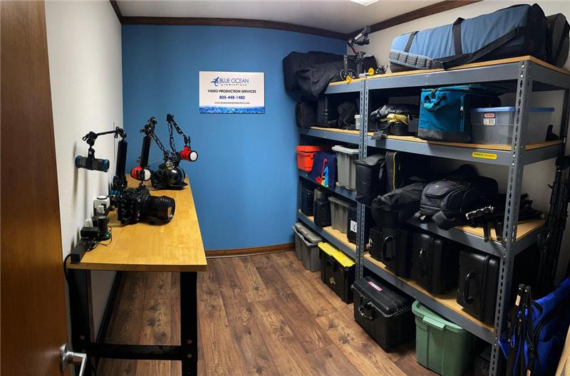 Blue Ocean Productions new equipment room