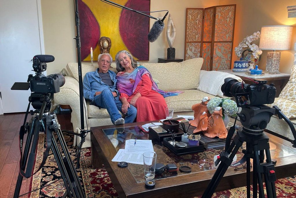 Executive producer and Founder of Birth of Reason - Judi Weisbart and her husband Harry.